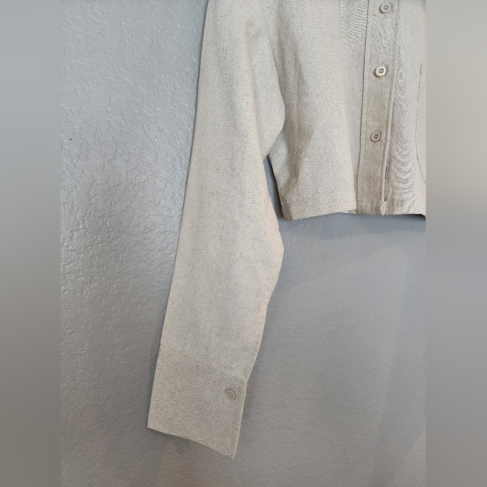 Collared Drawstring Two Piece Pants Set - image 6